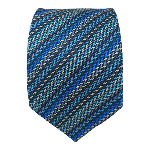 Missoni Other - MISSONI Blue Striped Silk Tie ITALY 58"/ 3.5" EC